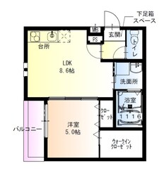 フジパレス服部天神Ⅱ番館の物件間取画像